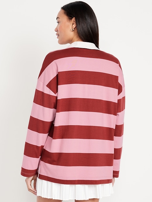 Image number 2 showing, Oversized Rugby Polo