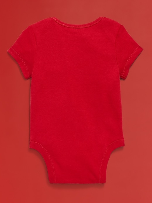 View large product image 2 of 5. Old Navy x Disney© Mickey Mouse Graphic Bodysuit for Baby
