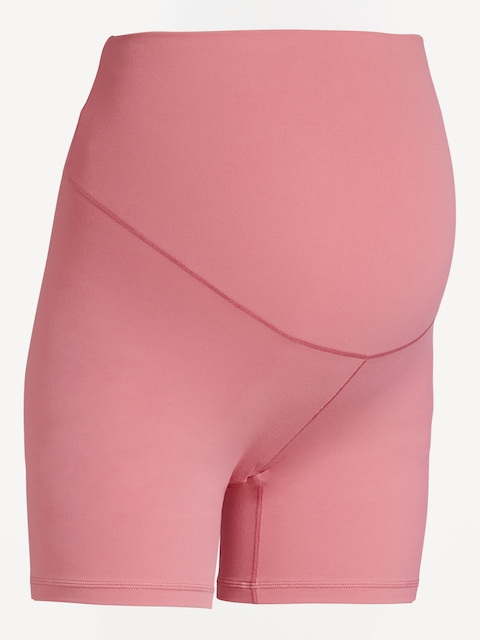 Maternity Full Panel StudioSmooth Biker Shorts -- 6-inch inseam