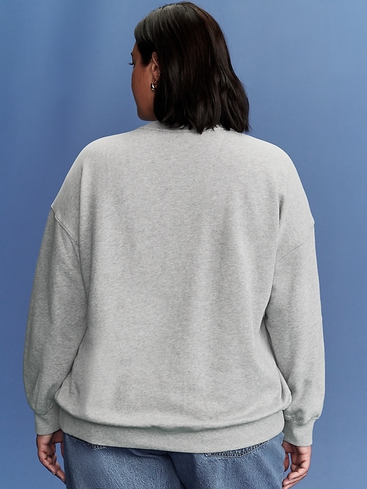 Image number 7 showing, Old Navy x Disney© Mickey Mouse Oversized Graphic Flag Sweatshirt