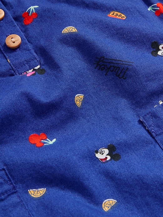View large product image 2 of 5. Old Navy x Disney© Sleeveless Henley One-Piece Graphic Romper for Baby