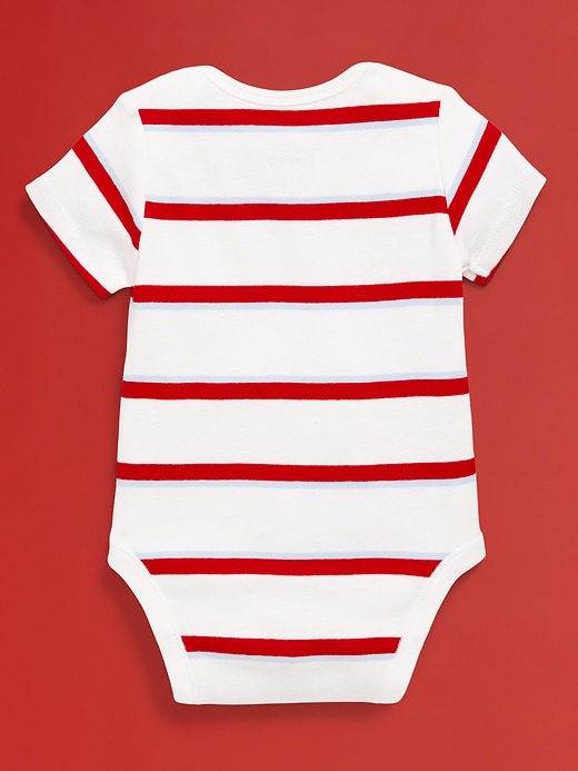 View large product image 2 of 4. Old Navy x Disney© Mickey Mouse Graphic Bodysuit for Baby