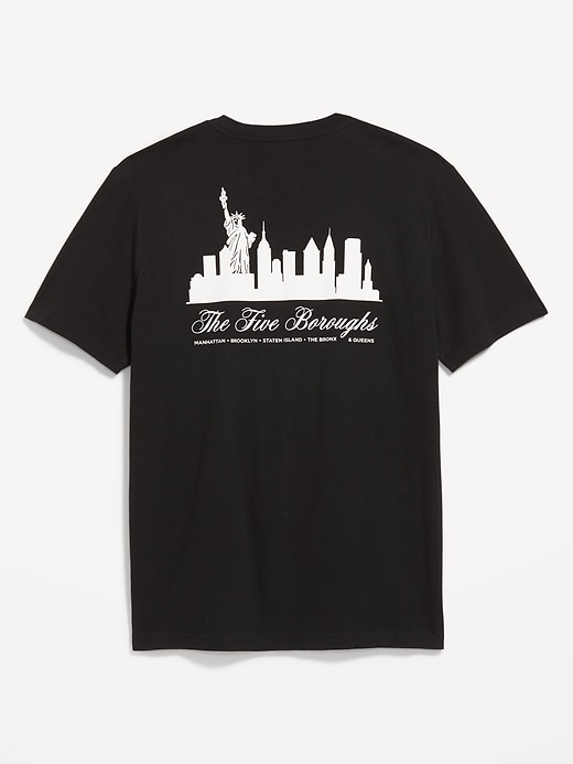 View large product image 2 of 2. Crew-Neck Graphic T-Shirt