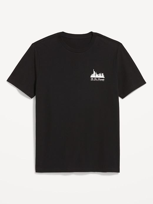 View large product image 1 of 2. Crew-Neck Graphic T-Shirt