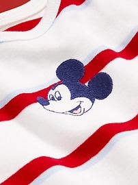 View large product image 4 of 4. Old Navy x Disney© Mickey Mouse Graphic Bodysuit for Baby