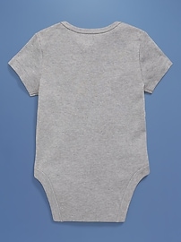 Image number 2 showing, Old Navy x Disney© Short-Sleeve Flag Logo-Graphic Bodysuit for Baby