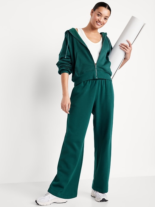Image number 3 showing, High-Waisted SoComfy Wide-Leg Sweatpants