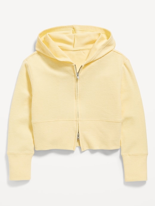 View large product image 2 of 3. CozePlush 2-Way-Zip Hoodie for Girls