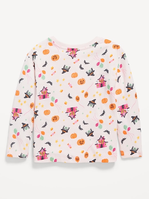 View large product image 2 of 2. Printed Long-Sleeve T-Shirt for Toddler Girls