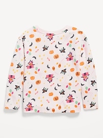 Image number 2 showing, Printed Long-Sleeve T-Shirt for Toddler Girls