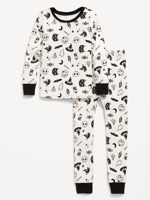 Printed Snug-Fit Pajama Set for Toddler & Baby