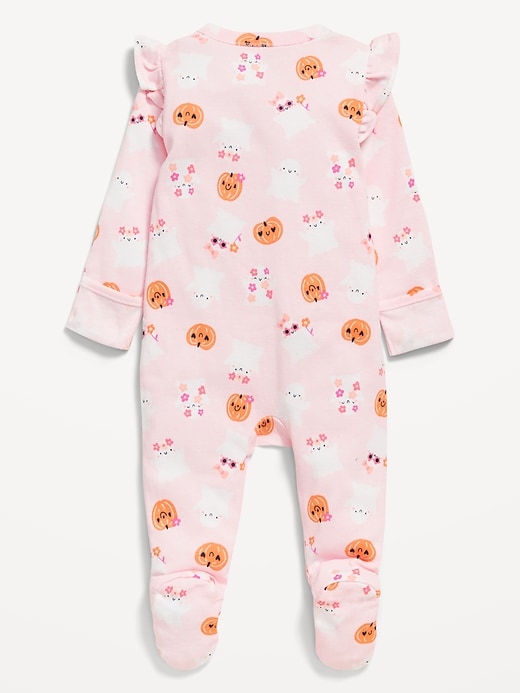 View large product image 2 of 3. Snug-Fit 2-Way-Zip Footed One-Piece for Baby