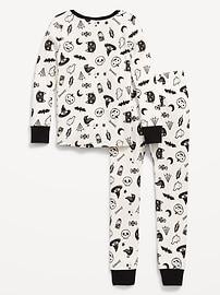 L'image numéro 2 présente Pyjama ajusté à motif pour tout-petit et bébé