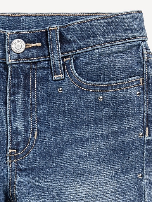 Image number 4 showing, High-Waisted Studded Flare-Leg Jeans for Girls