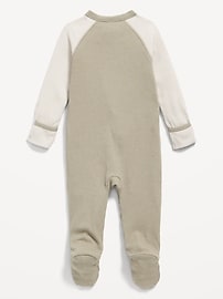 Image number 2 showing, Ribbed 2-Way-Zip Sleep & Play Footed One-Piece for Baby