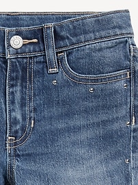 Voir une image plus grande du produit 4 de 4. Jean évasé clouté à taille haute pour fille
