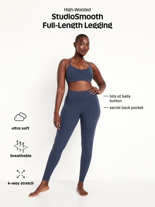 Image number 8 showing, High-Waisted StudioSmooth Leggings