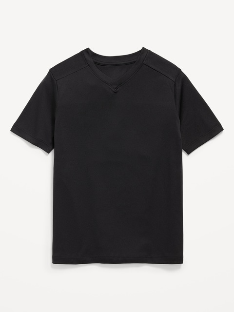 Short-Sleeve Go-Dry Cool Performance T-Shirt for Boys - Blackjack