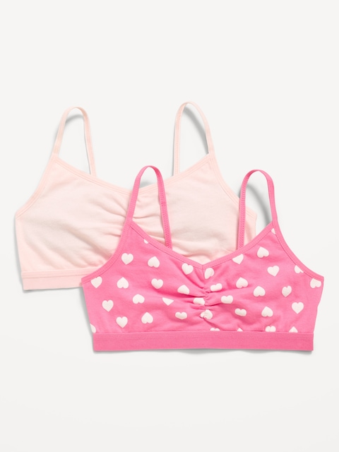 Soutien-gorge camisole pour fille (paquet de 2) - Bleu