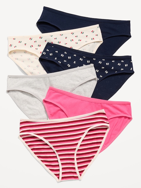 Culotte bikini pour fille (paquet de 6) - Bleu