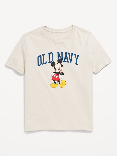 Old Navy x Disney© Gender-Neutral Mickey Logo-Graphic T-Shirt for Kids - Mickey Mouse
