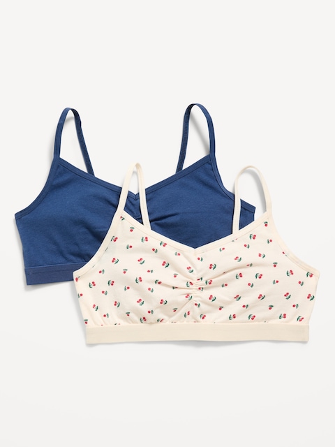 Soutien-gorge camisole pour fille (paquet de 2) - Rouge