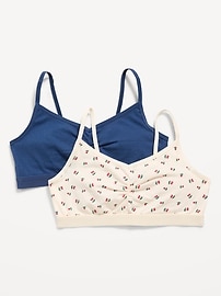 Image number 1 showing, Cami Bra 2-Pack for Girls