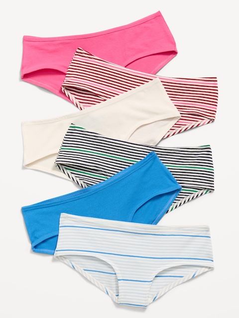Hipster Underwear 6-Pack for Girls - Multi