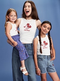 View large product image 3 of 3. Old Navy x Disney© Mickey Mouse Flag Oversized Logo-Graphic Muscle Tank for Toddler Boys