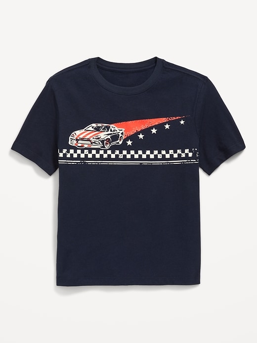 View large product image 1 of 1. Softest Printed Crew-Neck T-Shirt for Boys