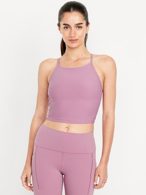Soutien-gorge de sport long à maintien léger StudioSmooth - Rose