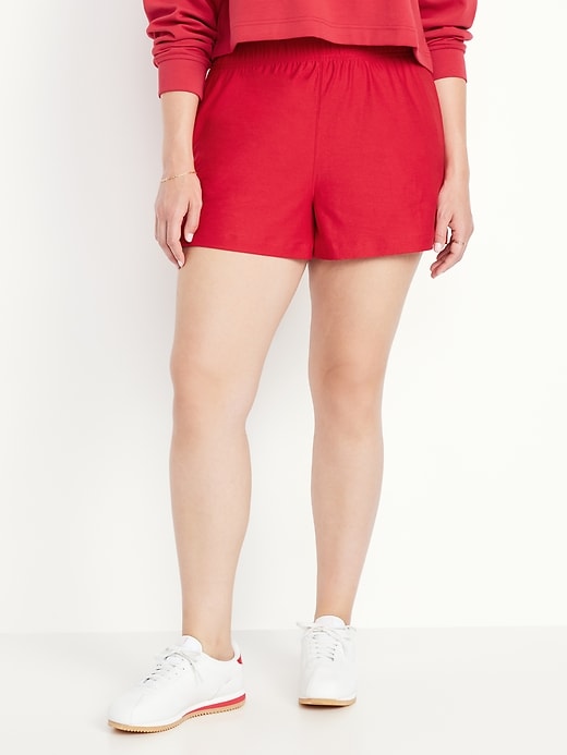 Image number 8 showing, High-Waisted CloudMotion Shorts -- 3-inch inseam
