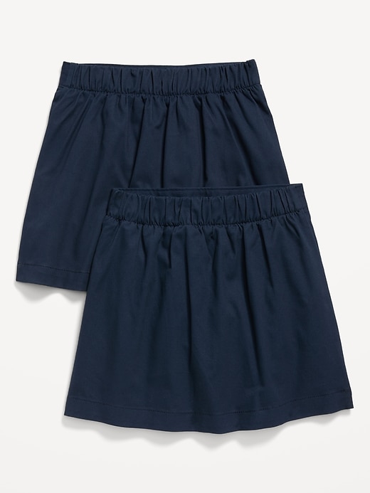 View large product image 2 of 3. School Uniform Pleated Skort 2-Pack for Girls