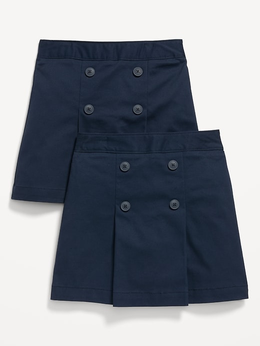View large product image 1 of 3. School Uniform Pleated Skort 2-Pack for Girls