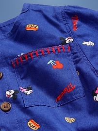 View large product image 4 of 5. Old Navy x Disney© Poplin One-Piece Romper for Baby