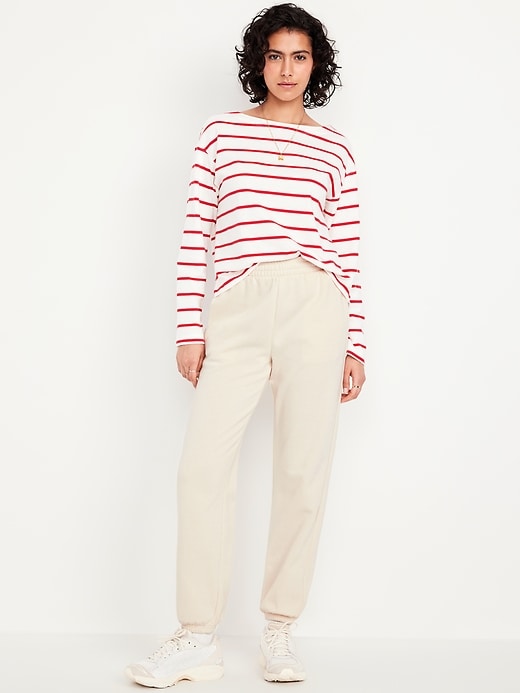 Image number 1 showing, High-Waisted SoComfy Jogger Sweatpants