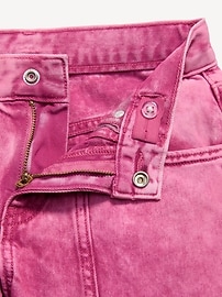Image number 4 showing, Super Baggy Wide-Leg Cargo Jeans for Girls