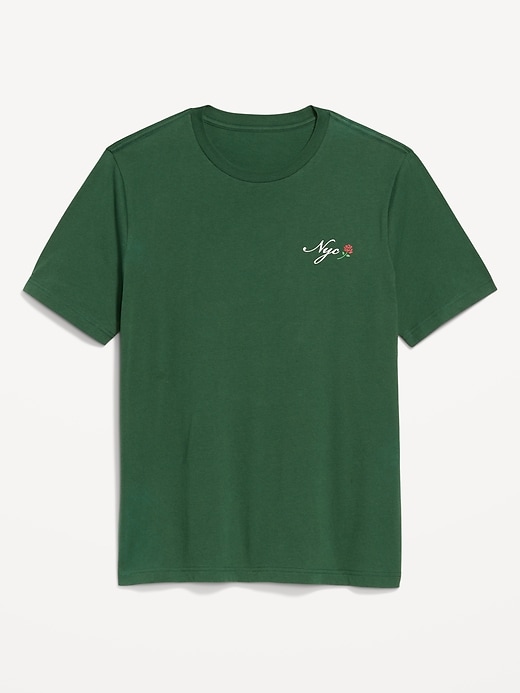 Voir une image plus grande du produit 1 de 2. T-shirt ras du cou à imprimé