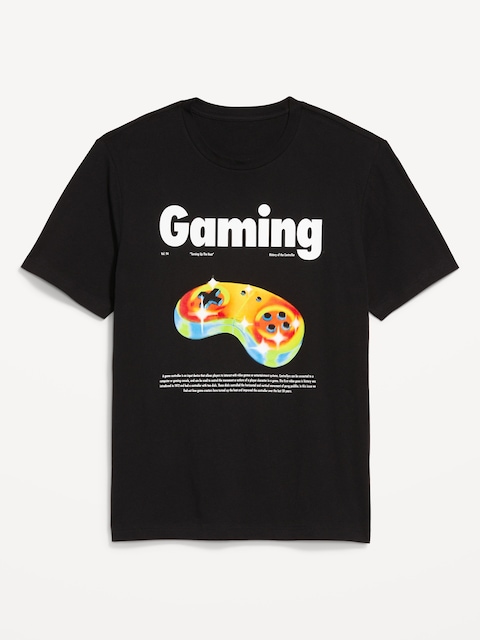 Crew-Neck Graphic T-Shirt