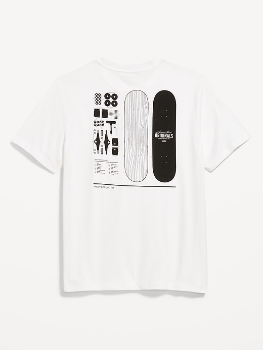 View large product image 2 of 2. Crew-Neck Graphic T-Shirt
