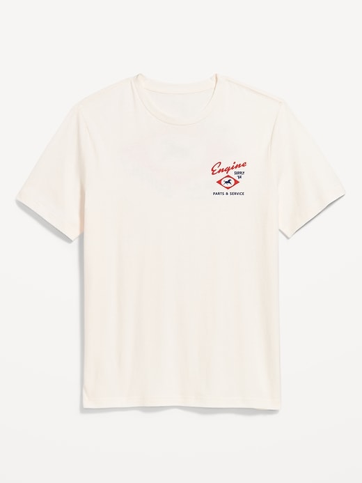View large product image 1 of 2. Crew-Neck Graphic T-Shirt