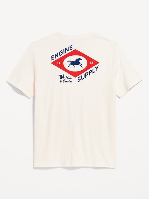 View large product image 2 of 2. Crew-Neck Graphic T-Shirt