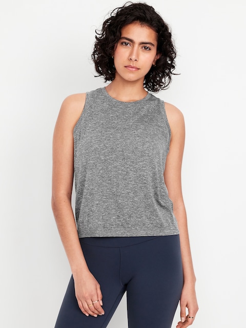 Camisole ample Fluidité sans coutures - Gris