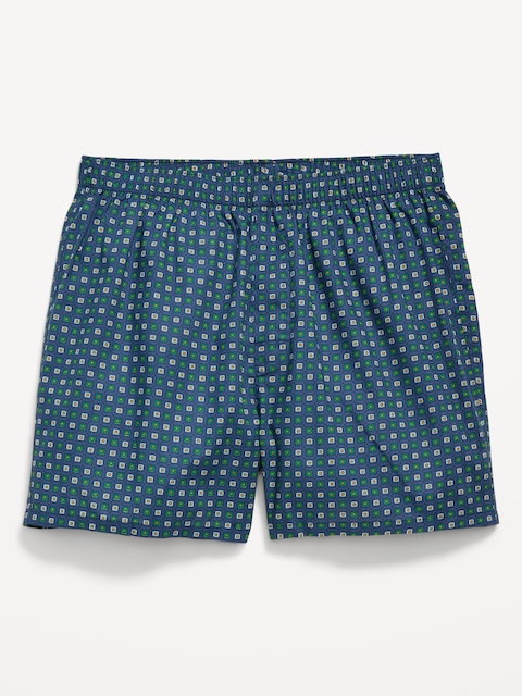 Caleçon boxeur à motif - Bleu Tuile