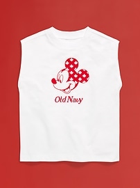 Image number 2 showing, Old Navy x Disney© Mickey Mouse Flag Oversized Logo-Graphic Muscle Tank for Toddler Boys