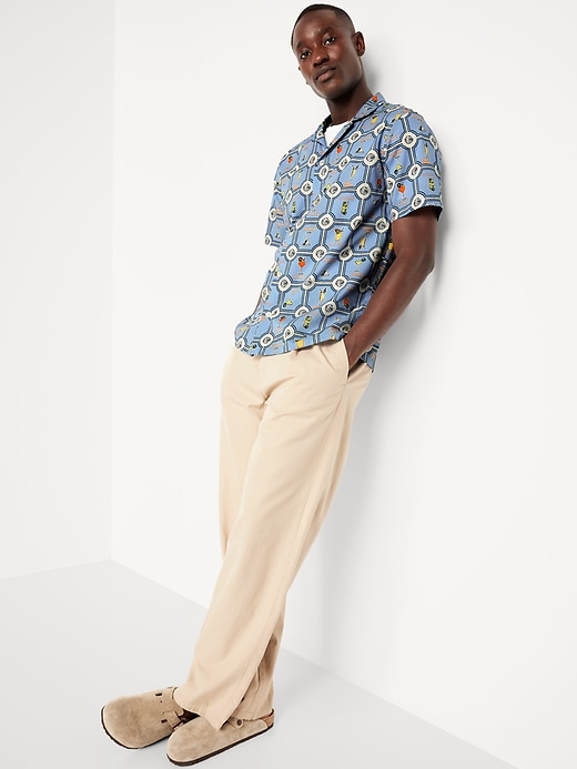 Image number 3 showing, Short-Sleeve Printed Camp Shirt