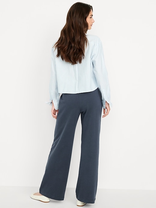 Image number 6 showing, High-Waisted SoComfy Wide-Leg Sweatpants