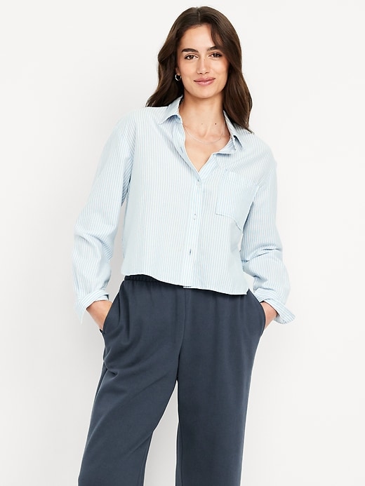 Image number 7 showing, High-Waisted SoComfy Wide-Leg Sweatpants