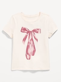 L'image numéro 1 présente T-shirt à manches courtes à imprimé pour fille