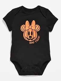 Image number 1 showing, Disney© Pumpkin Unisex Graphic Bodysuit for Baby